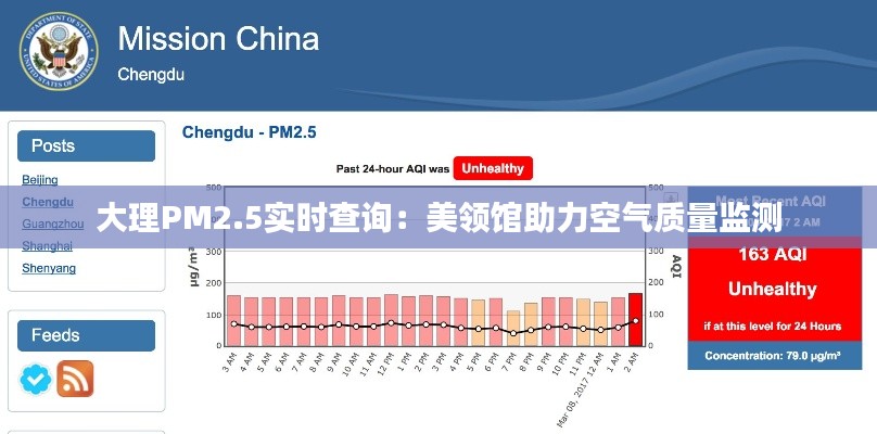 大理PM2.5实时查询：美领馆助力空气质量监测