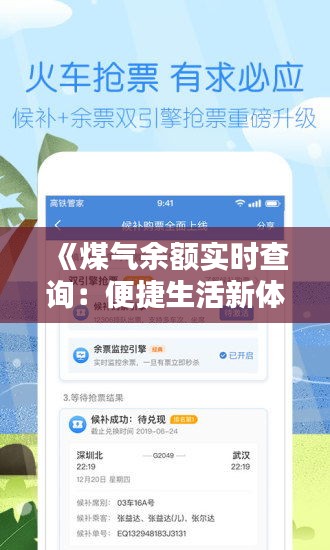 《煤气余额实时查询：便捷生活新体验》