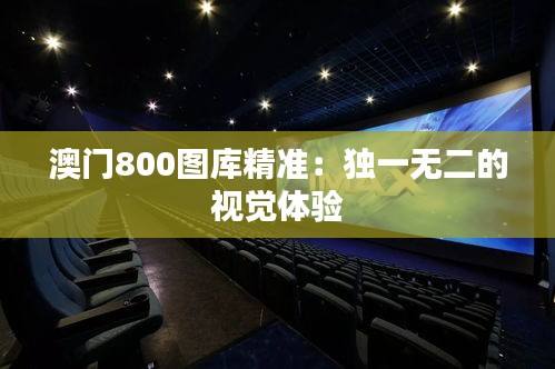 澳门800图库精准：独一无二的视觉体验