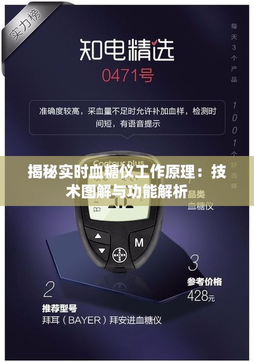 揭秘实时血糖仪工作原理：技术图解与功能解析