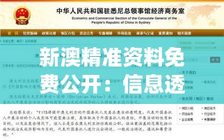 新澳精准资料免费公开：信息透明度的进步