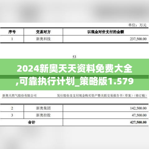 2024新奥天天资料免费大全,可靠执行计划_策略版1.579