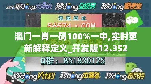 澳门一肖一码100%一中,实时更新解释定义_开发版12.352