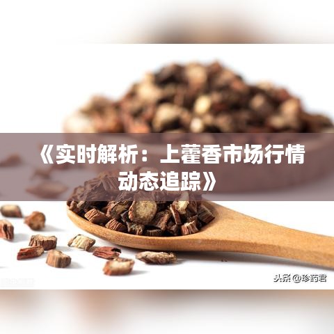 《实时解析：上藿香市场行情动态追踪》