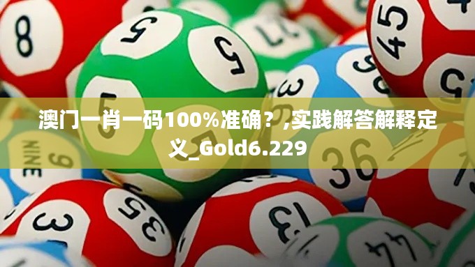 澳门一肖一码100%准确？,实践解答解释定义_Gold6.229