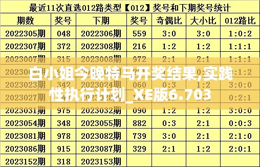 白小姐今晚特马开奖结果,实践性执行计划_XE版6.703