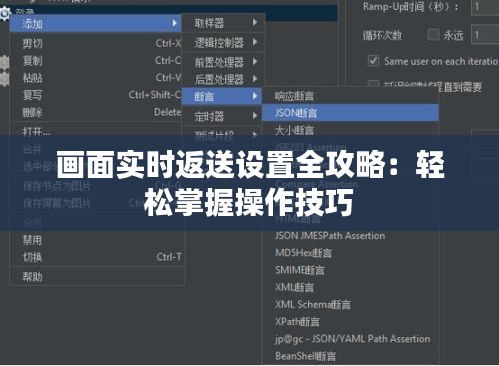 画面实时返送设置全攻略：轻松掌握操作技巧