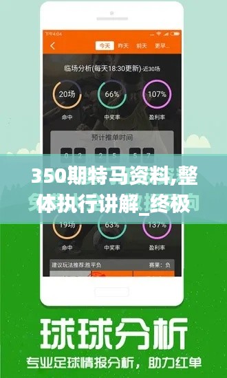 350期特马资料,整体执行讲解_终极版5.469
