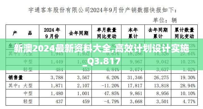 新澳2024最新资料大全,高效计划设计实施_Q3.817