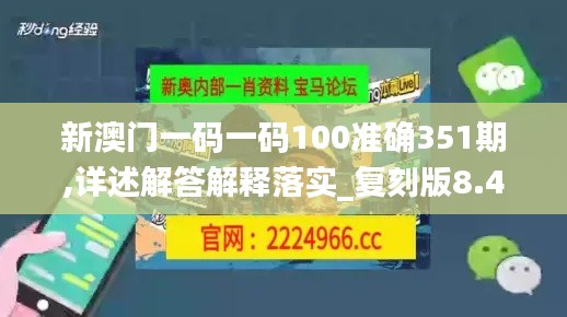 新澳门一码一码100准确351期,详述解答解释落实_复刻版8.487