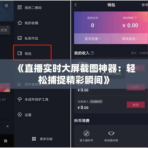 《直播实时大屏截图神器：轻松捕捉精彩瞬间》