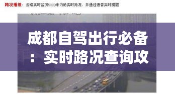 成都自驾出行必备：实时路况查询攻略详解