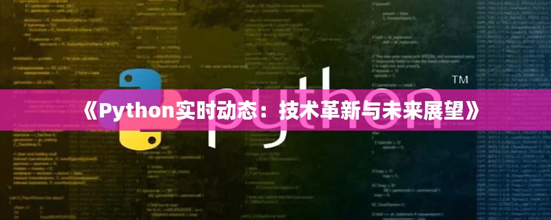 《Python实时动态：技术革新与未来展望》