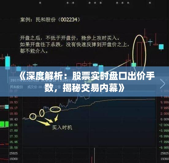 《深度解析：股票实时盘口出价手数，揭秘交易内幕》