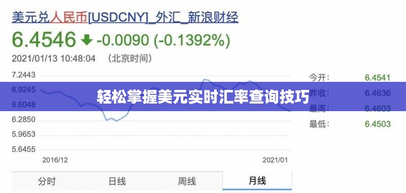 轻松掌握美元实时汇率查询技巧