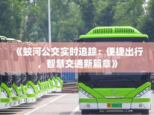 《蛟河公交实时追踪：便捷出行，智慧交通新篇章》