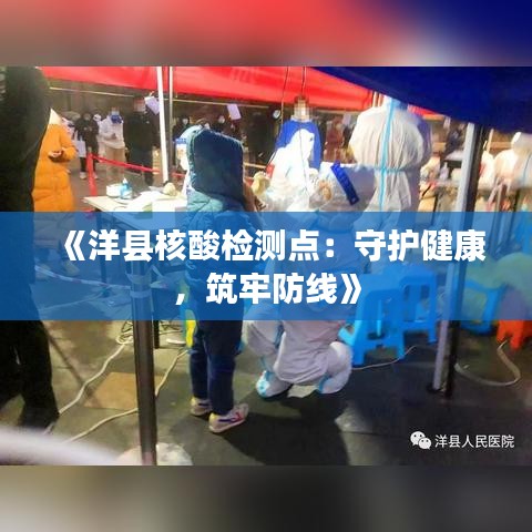 《洋县核酸检测点：守护健康，筑牢防线》
