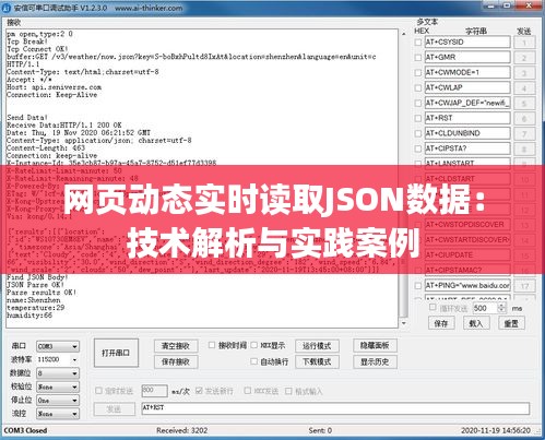 网页动态实时读取JSON数据：技术解析与实践案例