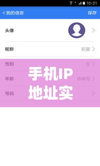 手机IP地址实时定位：揭秘网络追踪的秘密