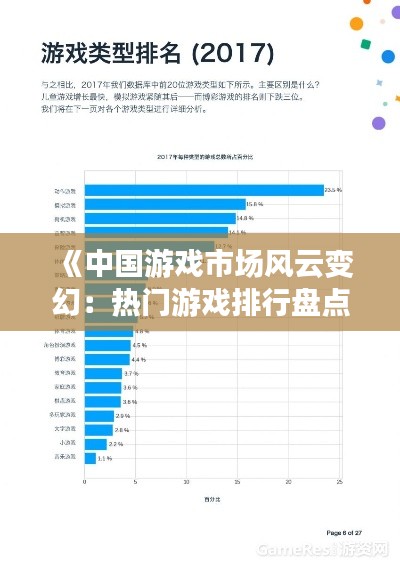 《中国游戏市场风云变幻：热门游戏排行盘点》