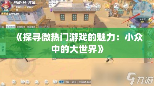 《探寻微热门游戏的魅力：小众中的大世界》