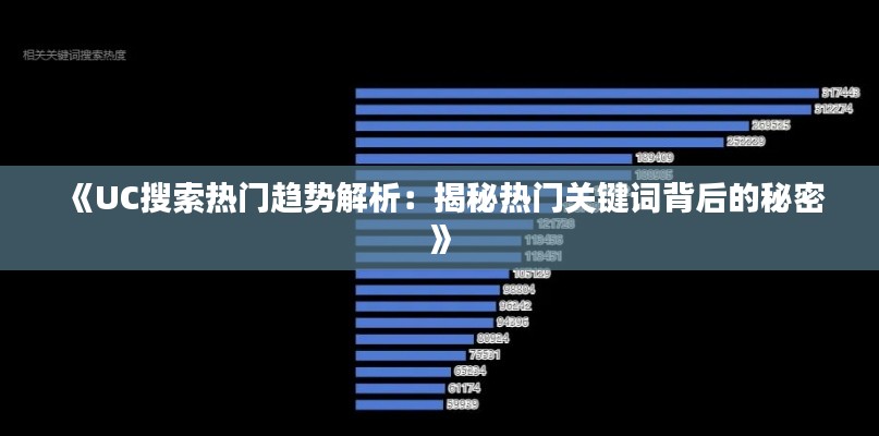 《UC搜索热门趋势解析：揭秘热门关键词背后的秘密》