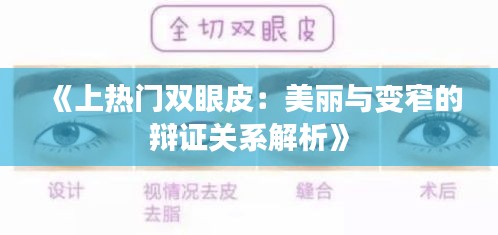 《上热门双眼皮：美丽与变窄的辩证关系解析》