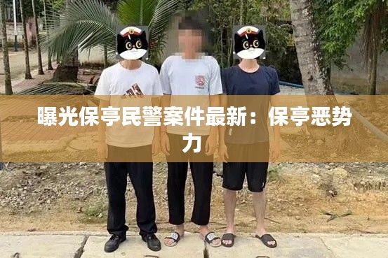 曝光保亭民警案件最新：保亭恶势力 