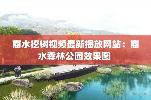 商水挖树视频最新播放网站：商水森林公园效果图 