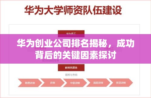 华为创业公司排名揭秘，成功背后的关键因素探讨