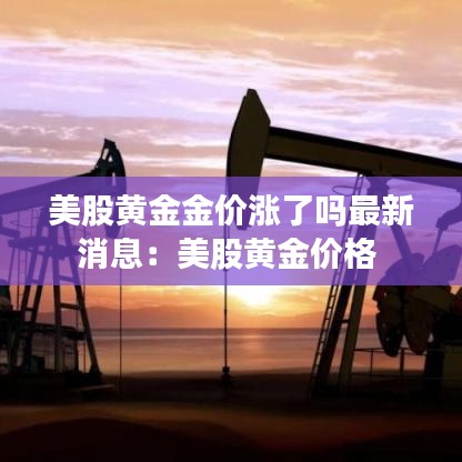 美股黄金金价涨了吗最新消息：美股黄金价格 