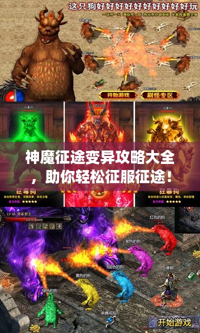 神魔征途变异攻略大全，助你轻松征服征途！