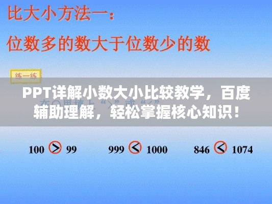 PPT详解小数大小比较教学，百度辅助理解，轻松掌握核心知识！