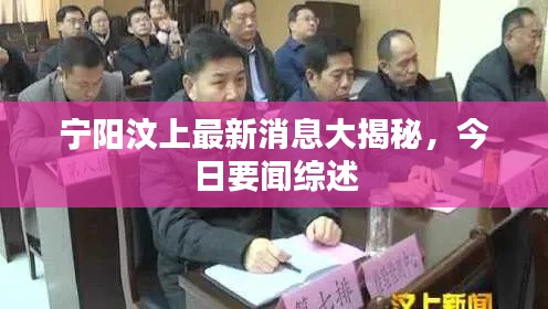 宁阳汶上最新消息大揭秘，今日要闻综述