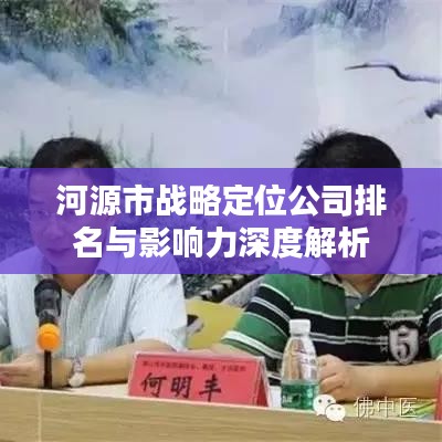河源市战略定位公司排名与影响力深度解析