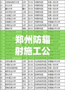 郑州防辐射施工公司权威排名榜单揭晓！