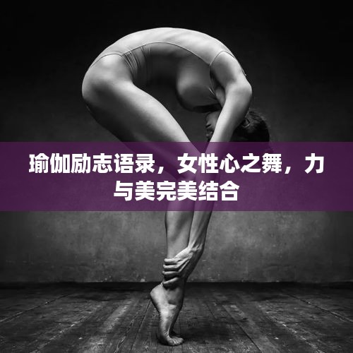 瑜伽励志语录，女性心之舞，力与美完美结合