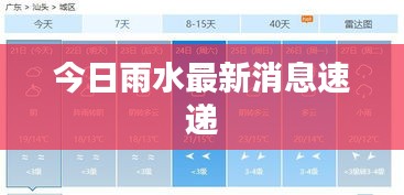 今日雨水最新消息速递