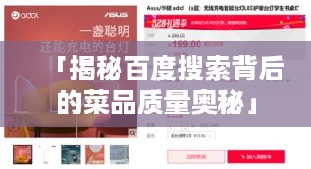 「揭秘百度搜索背后的菜品质量奥秘」