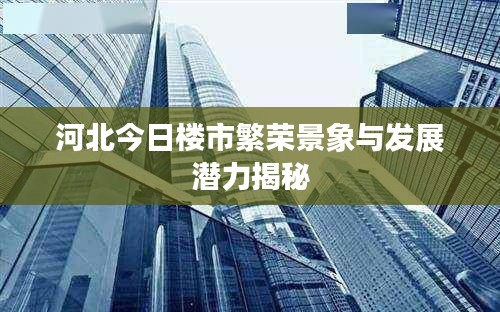 河北今日楼市繁荣景象与发展潜力揭秘