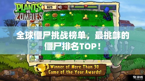 全球僵尸挑战榜单，最挑衅的僵尸排名TOP！