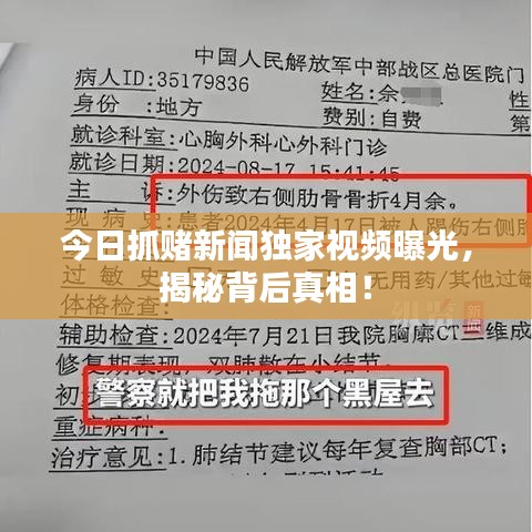 今日抓赌新闻独家视频曝光，揭秘背后真相！