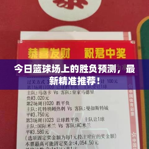 今日篮球场上的胜负预测，最新精准推荐！