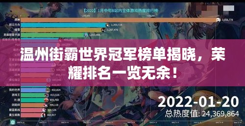 温州街霸世界冠军榜单揭晓，荣耀排名一览无余！
