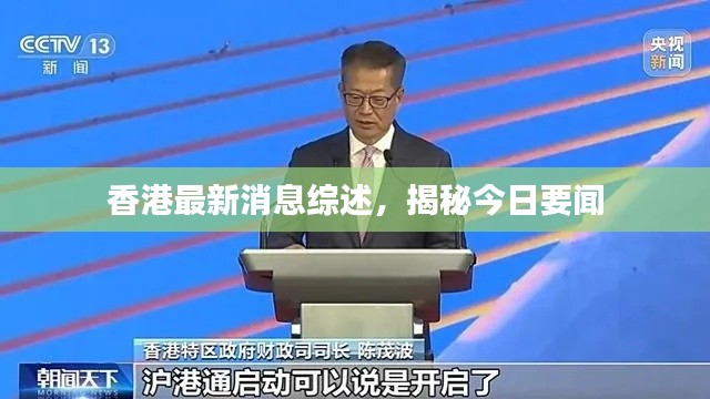 香港最新消息综述，揭秘今日要闻
