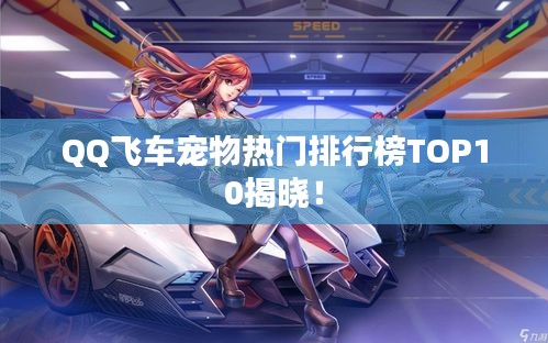 QQ飞车宠物热门排行榜TOP10揭晓！