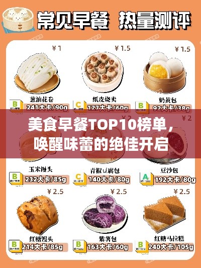 美食早餐TOP10榜单，唤醒味蕾的绝佳开启