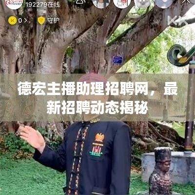 德宏主播助理招聘网，最新招聘动态揭秘