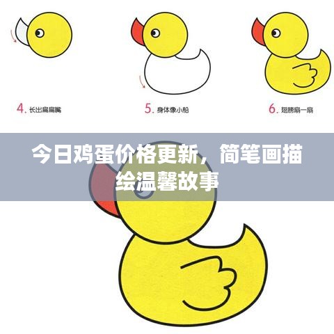 今日鸡蛋价格更新，简笔画描绘温馨故事