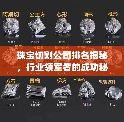 珠宝切割公司排名揭秘，行业领军者的成功秘诀与优势对比！